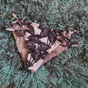 Acacia Swimwear Black Elephant Bikini Bottoms